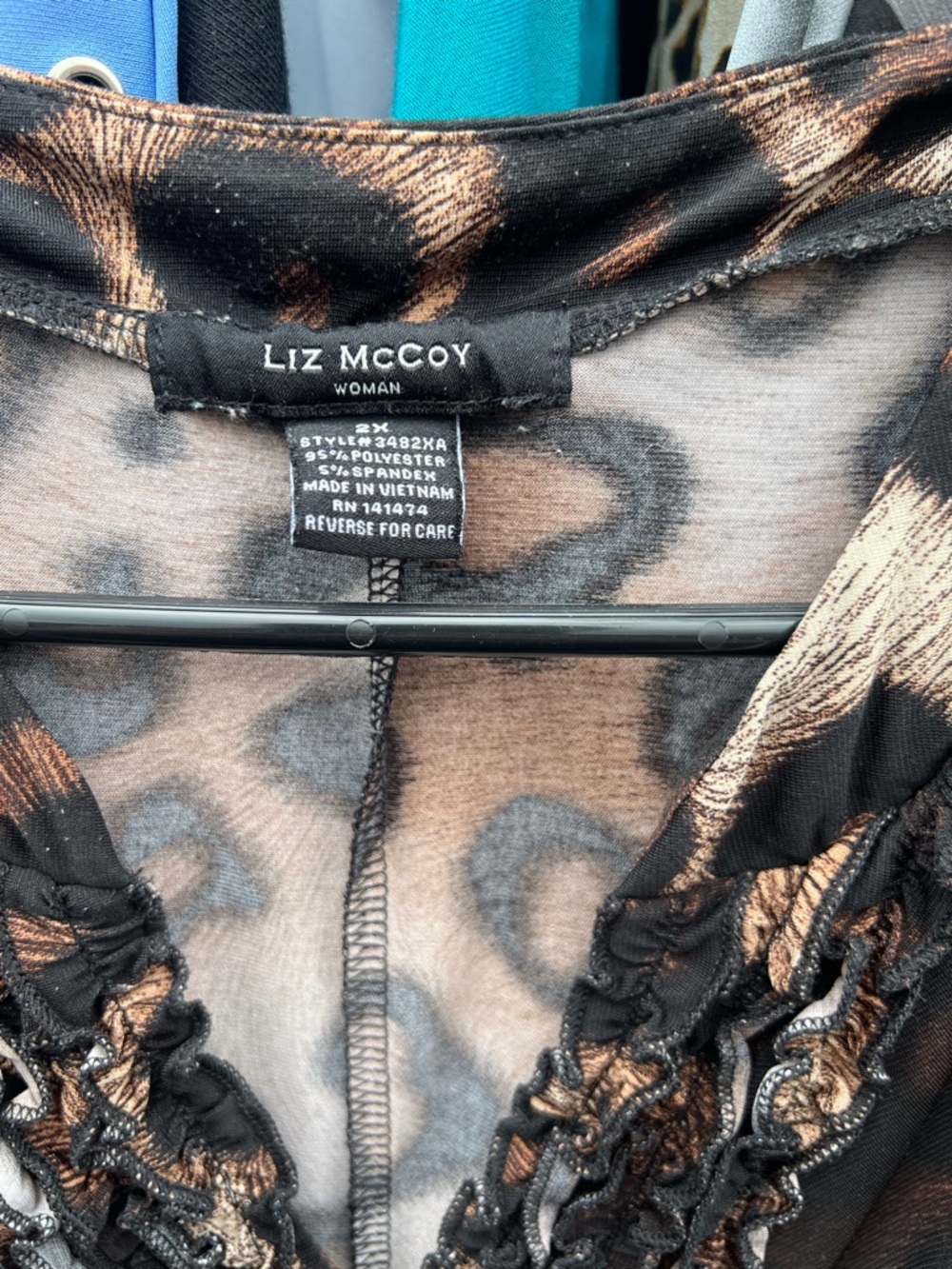 Cheetah print top